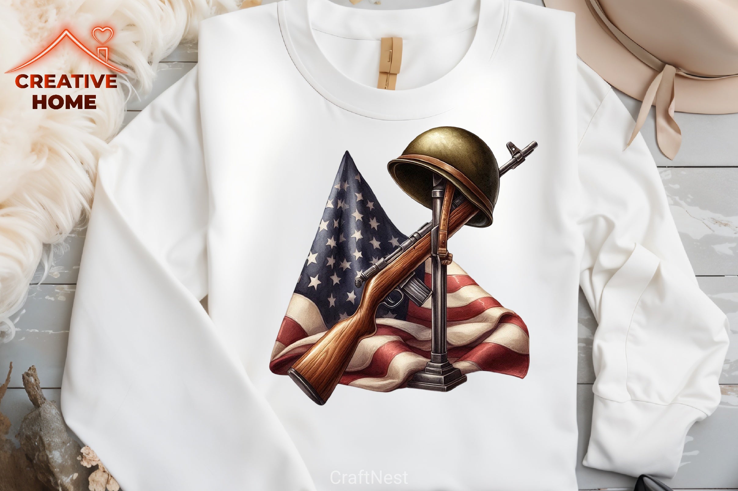 Memorial Day Clipart Bundle 7 - CraftNest - Digital Crafting and Art