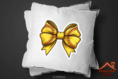 Softball Bow Clipart Bundle - CraftNest - Digital Crafting and Art