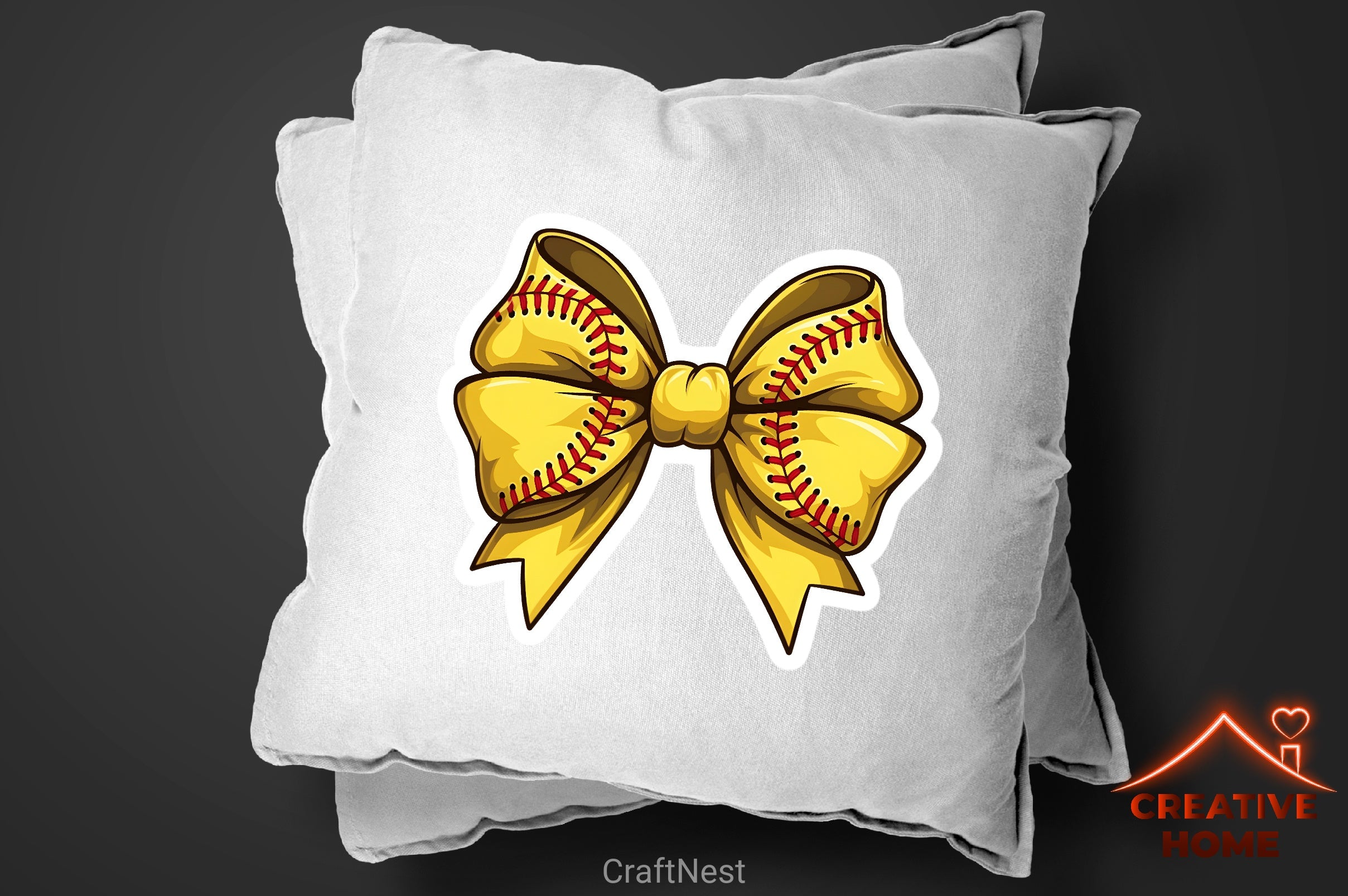 Softball Bow Clipart Bundle - CraftNest - Digital Crafting and Art