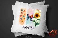 Autism Awareness Mom Clipart Bundle - CraftNest - Digital Crafting and Art