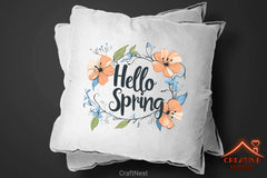Hello Spring Clipart Bundle - CraftNest - Digital Crafting and Art