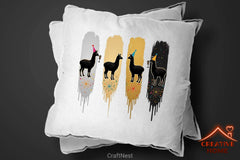 Festive Llama Reindeer Clipart Bundle - CraftNest - Digital Crafting and Art