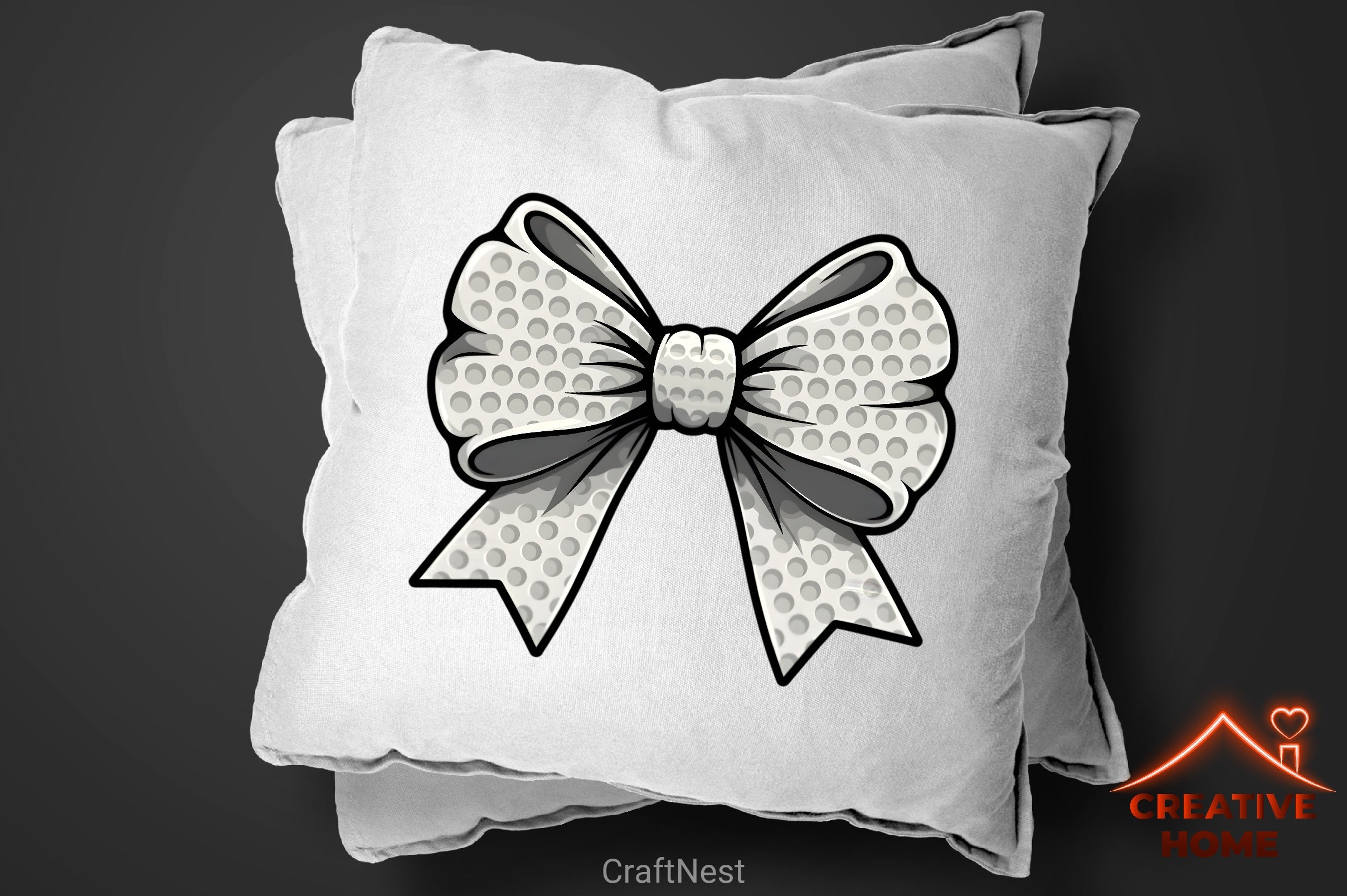 Golf Ball Bow Design Clipart Bundle - CraftNest - Digital Crafting and Art