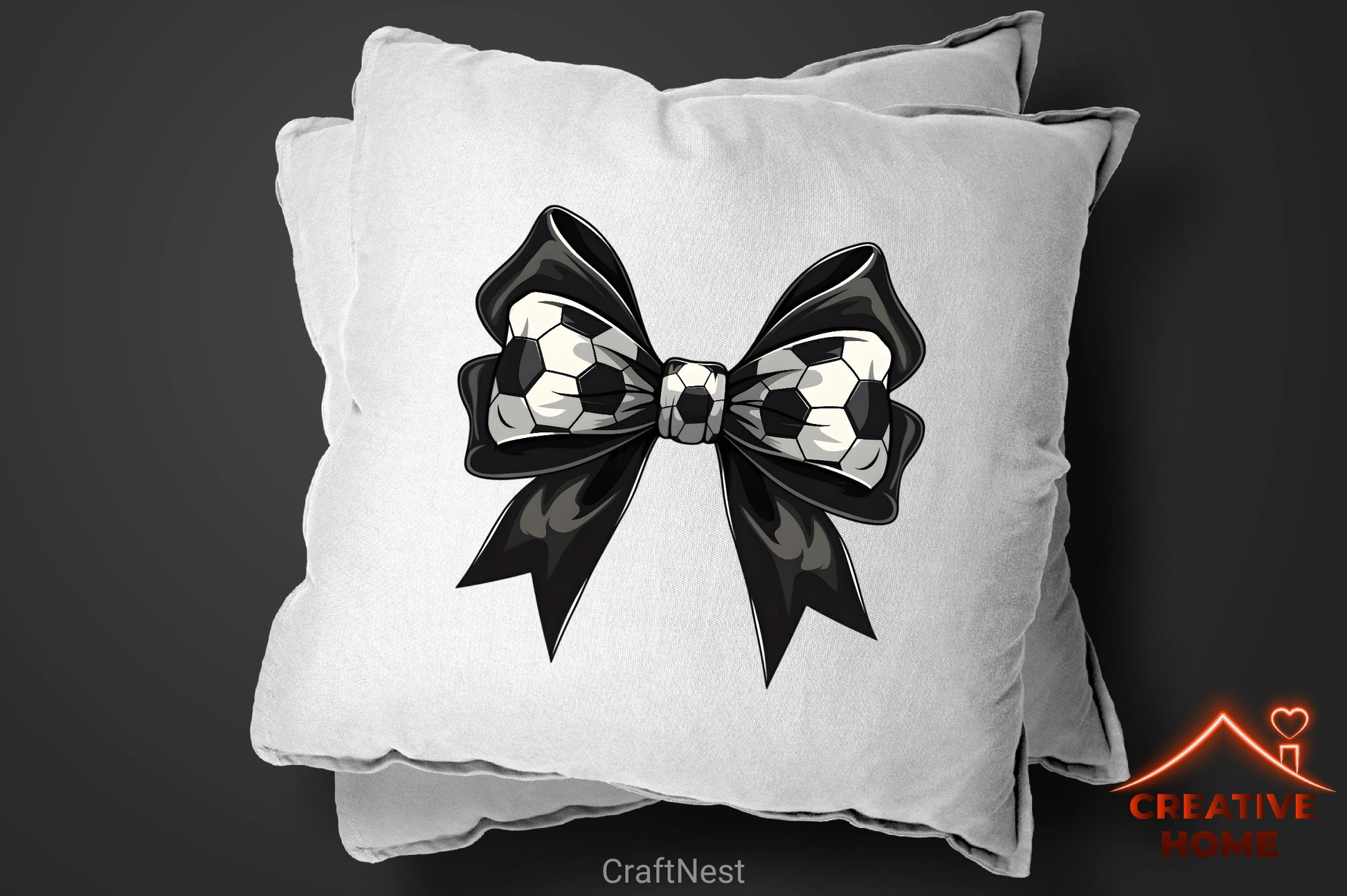 Soccer Ball Bow Design Clipart Bundle - CraftNest - Digital Crafting and Art