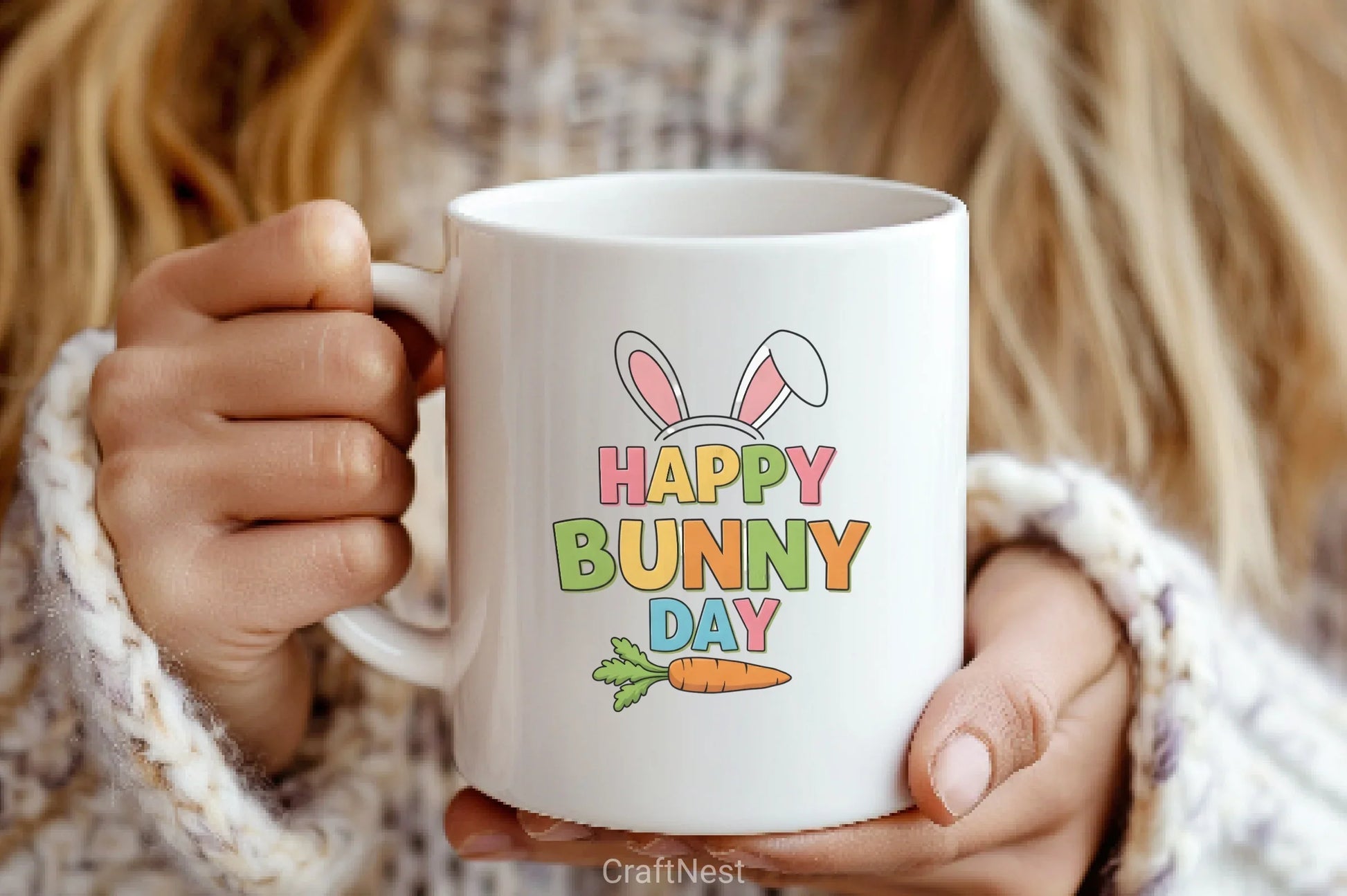 Happy Bunny Day Clipart Bundle - CraftNest - Digital Crafting and Art