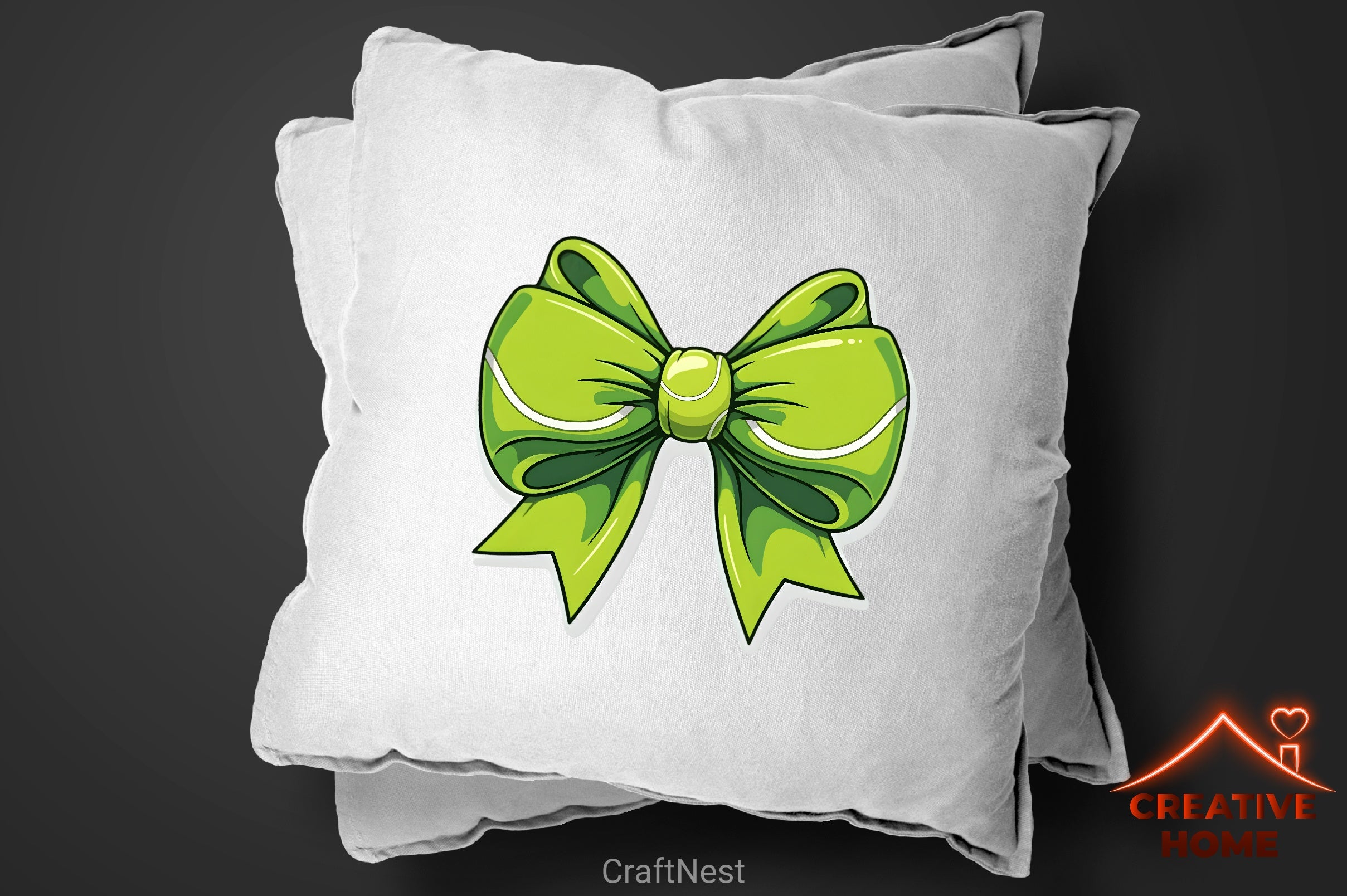 Tennis Ball Bow Clipart Bundle - CraftNest - Digital Crafting and Art