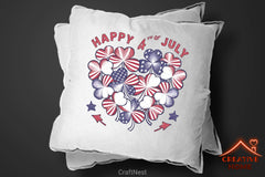 Patriotic Shamrock Heart Clipart Bundle - CraftNest - Digital Crafting and Art