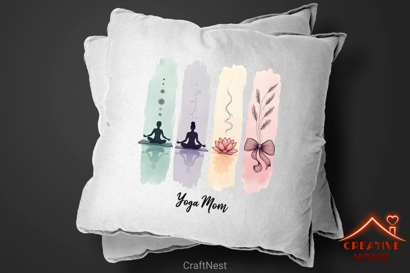 Yoga Mom Clipart Bundle - CraftNest - Digital Crafting and Art