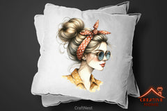 Messy Bun Momlife Clipart Bundle - CraftNest - Digital Crafting and Art