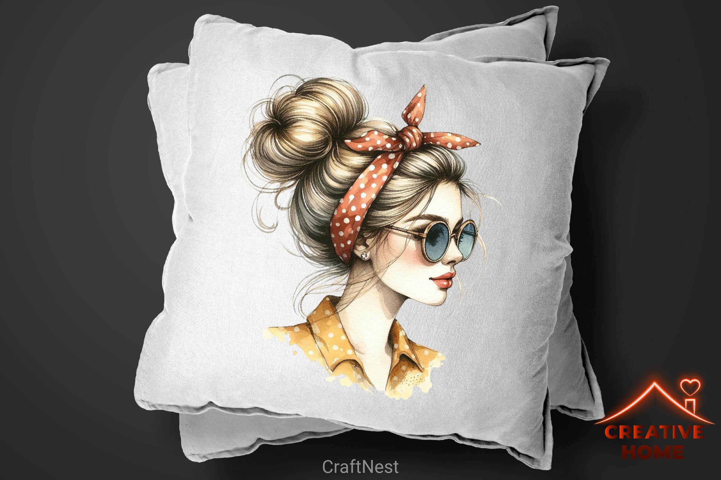 Messy Bun Momlife Clipart Bundle - CraftNest - Digital Crafting and Art