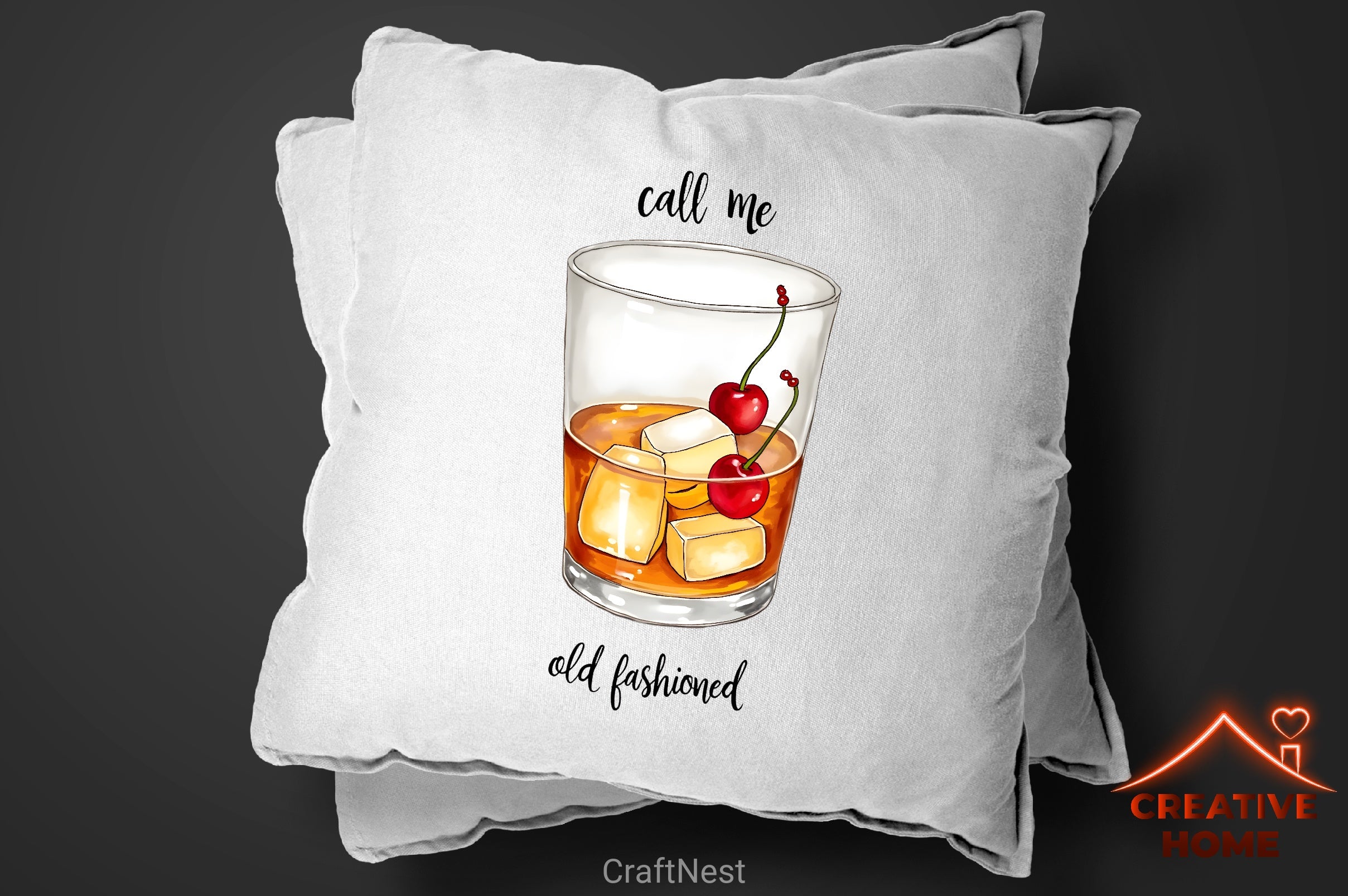 Whiskey & Cherries Clipart Bundle - CraftNest - Digital Crafting and Art