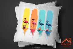 Summer Solstice Flamingos Clipart Bundle - CraftNest - Digital Crafting and Art