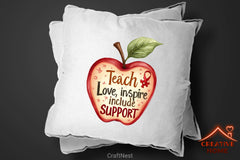 Teach Love Inspire Clipart Bundle 2 - CraftNest - Digital Crafting and Art