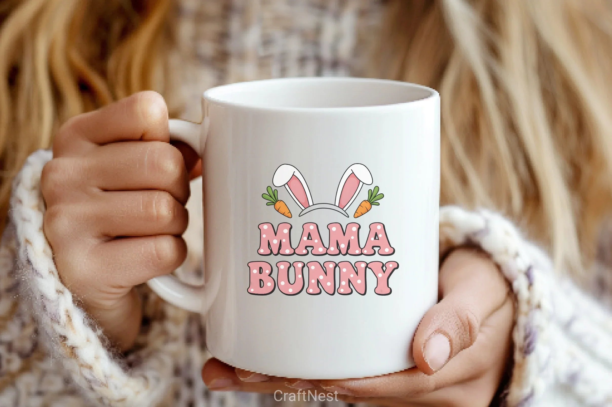 Mama Bunny Easter Clipart Bundle - CraftNest - Digital Crafting and Art