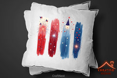 Patriotic Day Brushstrokes Clipart Bundle - CraftNest - Digital Crafting and Art