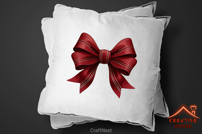 Cricket Ball Bow Clipart Bundle - CraftNest - Digital Crafting and Art