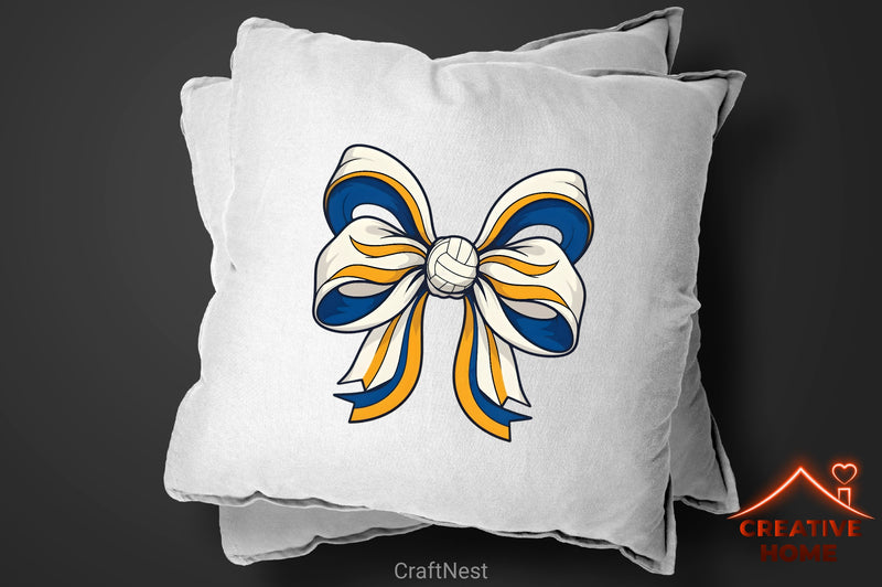 Volleyball Bow Clipart Bundle - CraftNest - Digital Crafting and Art