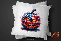 Gothic 4th July Pumpkin Clipart Bundle - CraftNest - Digital Crafting and Art