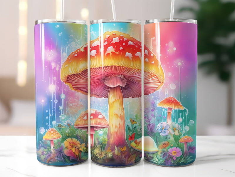 Fantastic Magic Mushroom Tumbler Wrap - CraftNest