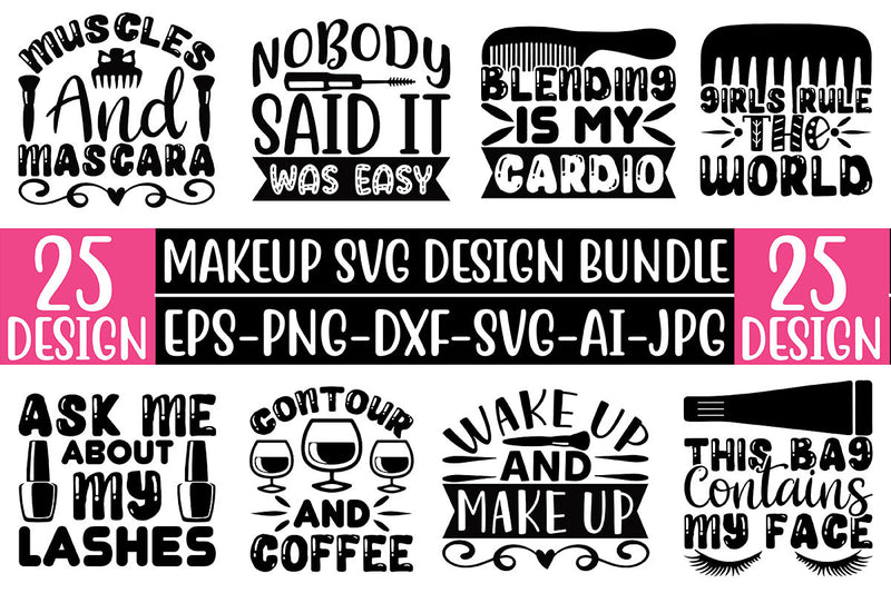 Makeup SVG Bundle 2 - CraftNest - Digital Crafting and Art