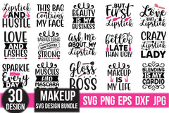 Makeup SVG Bundle 11 - CraftNest - Digital Crafting and Art