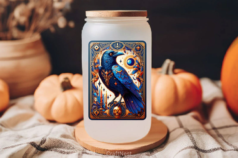Raven Bird Tarot Card Clipart Bundle 11 - CraftNest - Digital Crafting and Art