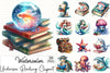 Undersea Reading Clipart Bundle