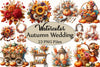 Autumn Wedding Clipart Bundle 3