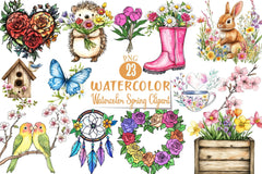 Spring Clipart Bundle 5 - CraftNest - Digital Crafting and Art