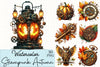 Steampunk Autumn Clipart Bundle