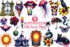 Gothic Summer Clipart Bundle 7