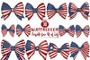 Coquette Bow 4th of July Clipart Bundle