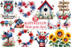 Patriotic Garden Clipart Bundle 3