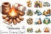 Summer Camping Clipart Bundle 4