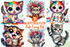 Cute Funny Cat Clipart Bundle