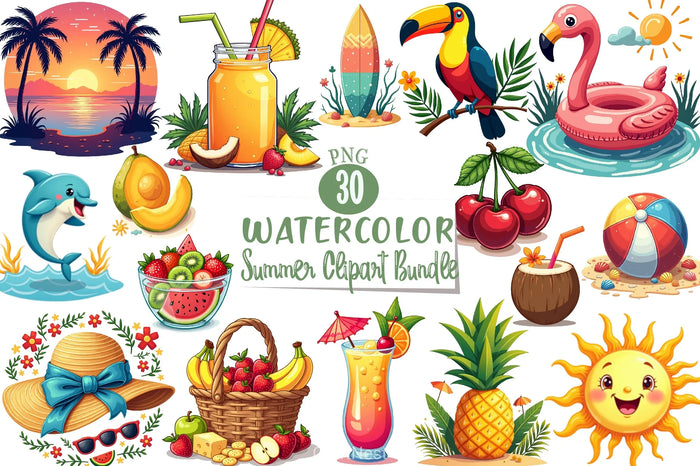 Summer Clipart Bundle