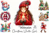 Christmas Winter Girl Clipart Bundle 2