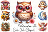 Cute Owl Clipart Bundle