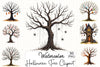 Halloween Tree Clipart Bundle 2