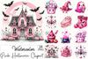 Pink Halloween Clipart Bundle 1