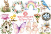 Soft Spring Clipart Bundle