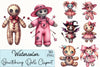 Coquette Voodoo Doll Clipart Bundle