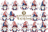 4th of July Gnomes Clipart Bundle 2