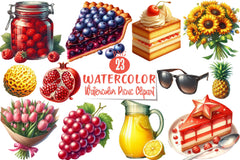 Picnic Clipart Bundle - CraftNest - Digital Crafting and Art