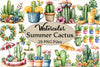 Summer Cactus Clipart Bundle 2