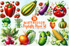 Vegetables Clipart Bundle 5