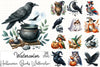 Halloween Birds Clipart Bundle