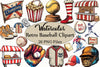 Retro Baseball Clipart Bundle
