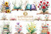 Floral Book Clipart Bundle 3