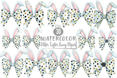 Glitter Easter Bunny Clipart Bundle 42 - CraftNest - Digital Crafting and Art